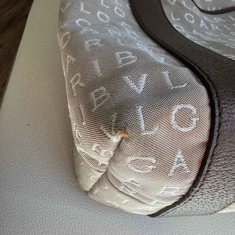 BVLGARI Tote Bag Light Preloved Wear - Picture 8 of 13